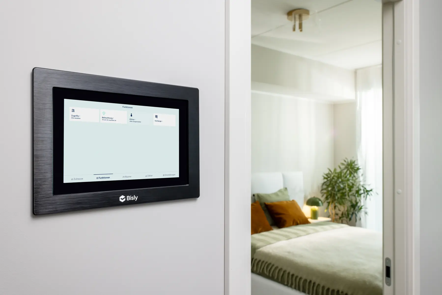 Building functions screen in Bisly hub