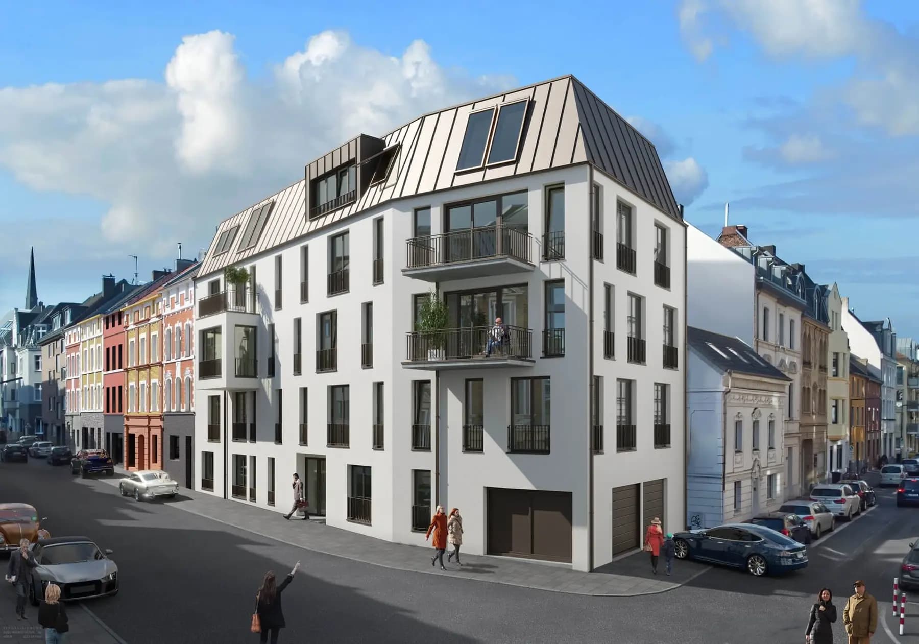 Residential development at Tacitus Str. 2–4 in Cologne